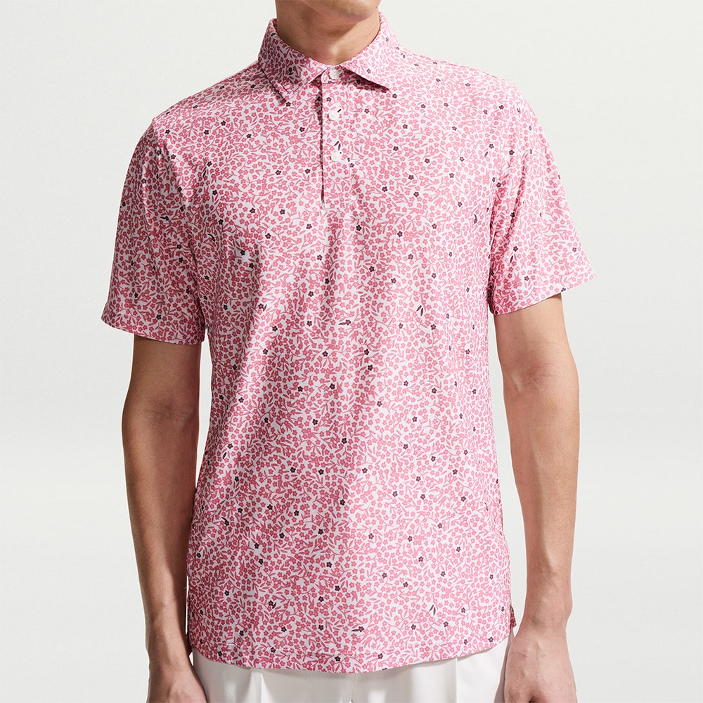 Nike Golf Shirt - NK DF TP Floral Polo - Peony SU26