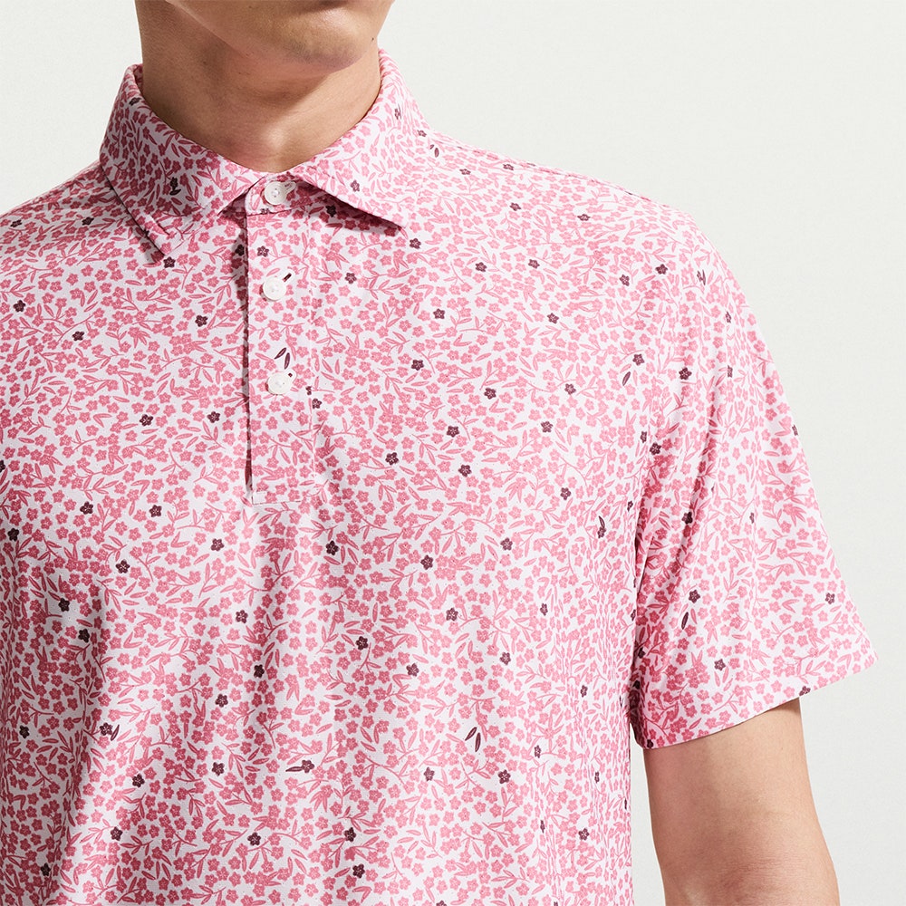 Nike Golf Shirt - NK DF TP Floral Polo - Peony SU26