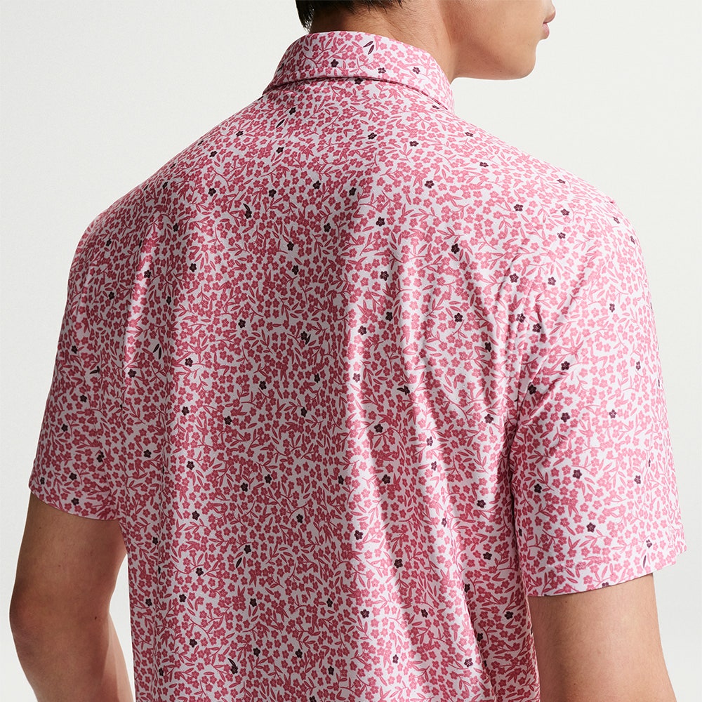 Nike Golf Shirt - NK DF TP Floral Polo - Peony SU26