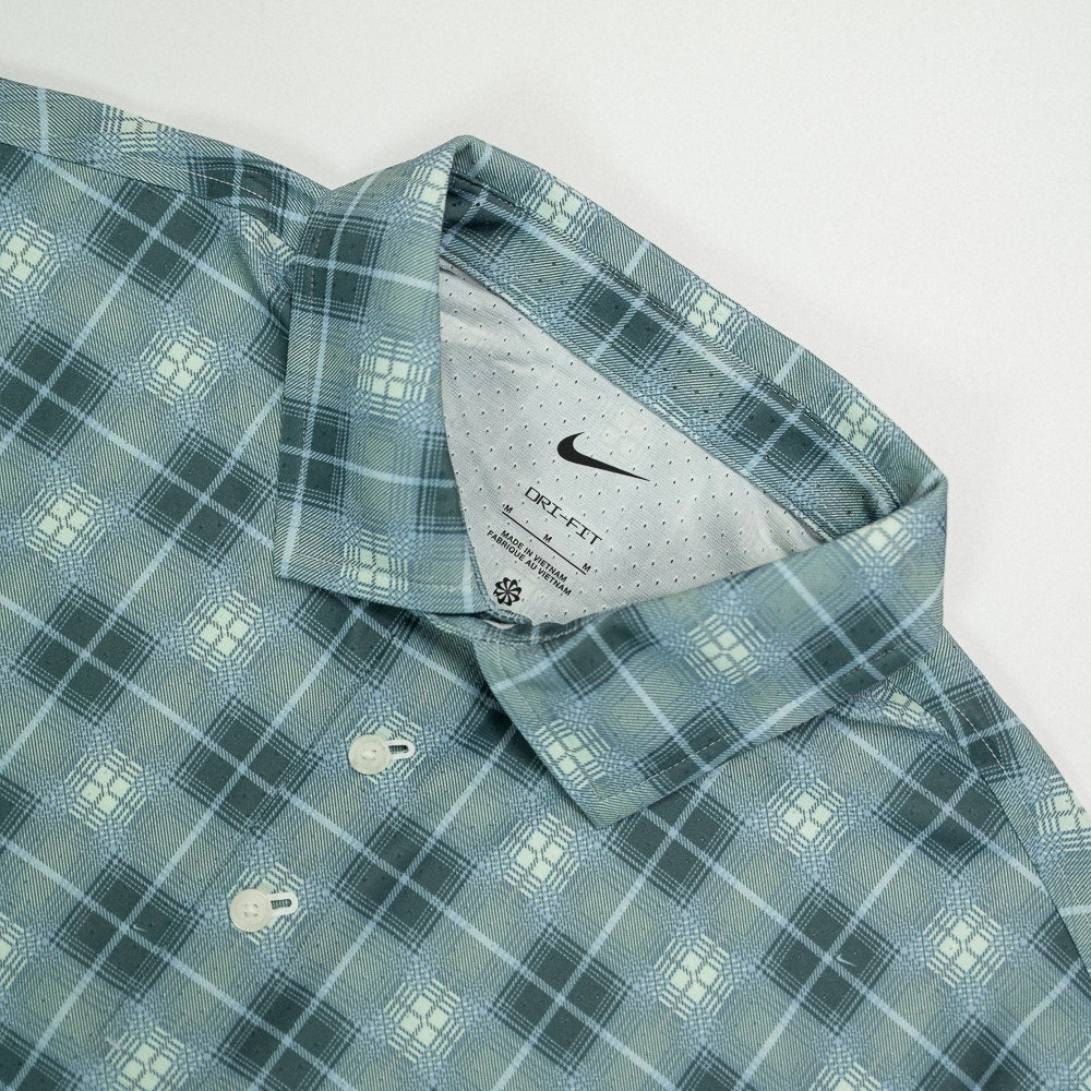 Nike Golf Shirt - NK DF TP Tartan Polo - Barely Green SP26