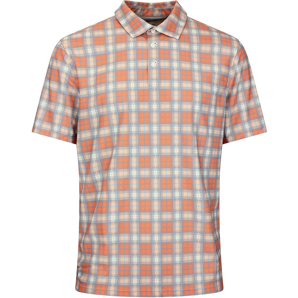 Nike Golf Shirt - NK DF TP Tartan Polo - Orange Frost SP26