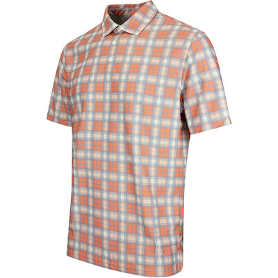 Nike Golf Shirt - NK DF TP Tartan Polo - Orange Frost SP26