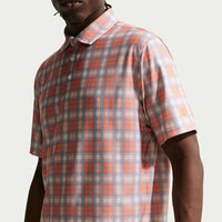 Nike Golf Shirt - NK DF TP Tartan Polo - Orange Frost SP26