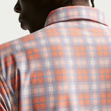 Nike Golf Shirt - NK DF TP Tartan Polo - Orange Frost SP26