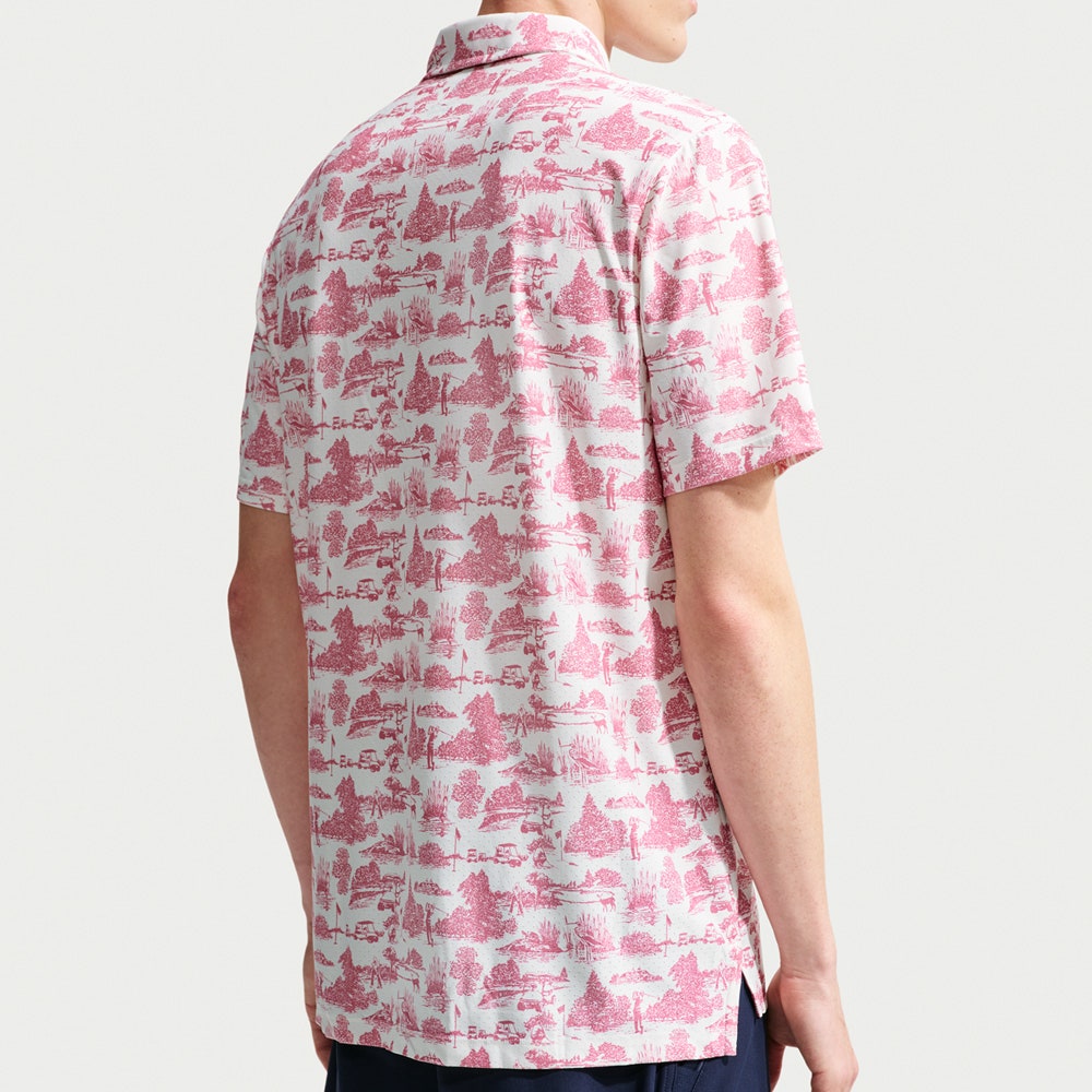 Nike Golf Shirt - NK DF TP Toile Polo - Peony FA26