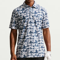 Nike Golf Shirt - NK DF TP Toile Polo - Photon Dust SP26