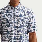 Nike Golf Shirt - NK DF TP Toile Polo - Photon Dust SP26