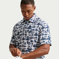 Nike Golf Shirt - NK DF TP Toile Polo - Photon Dust SP26