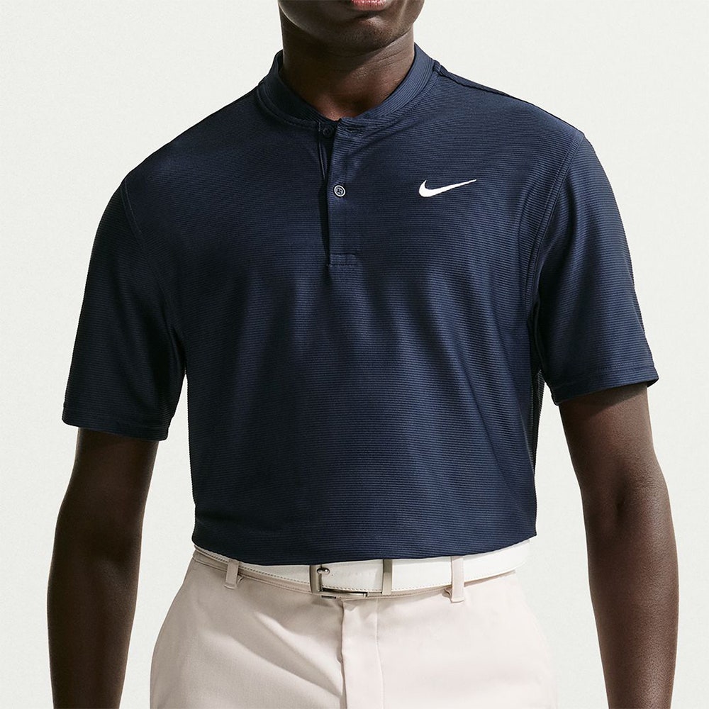 Nike Golf Shirt - NK DF Velocity Blade Polo - College Navy SP26