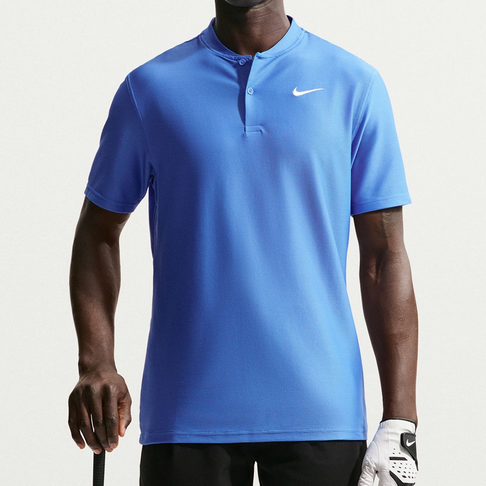 Nike Golf Shirt - NK DF Velocity Blade Polo - Pacific Blue SU26