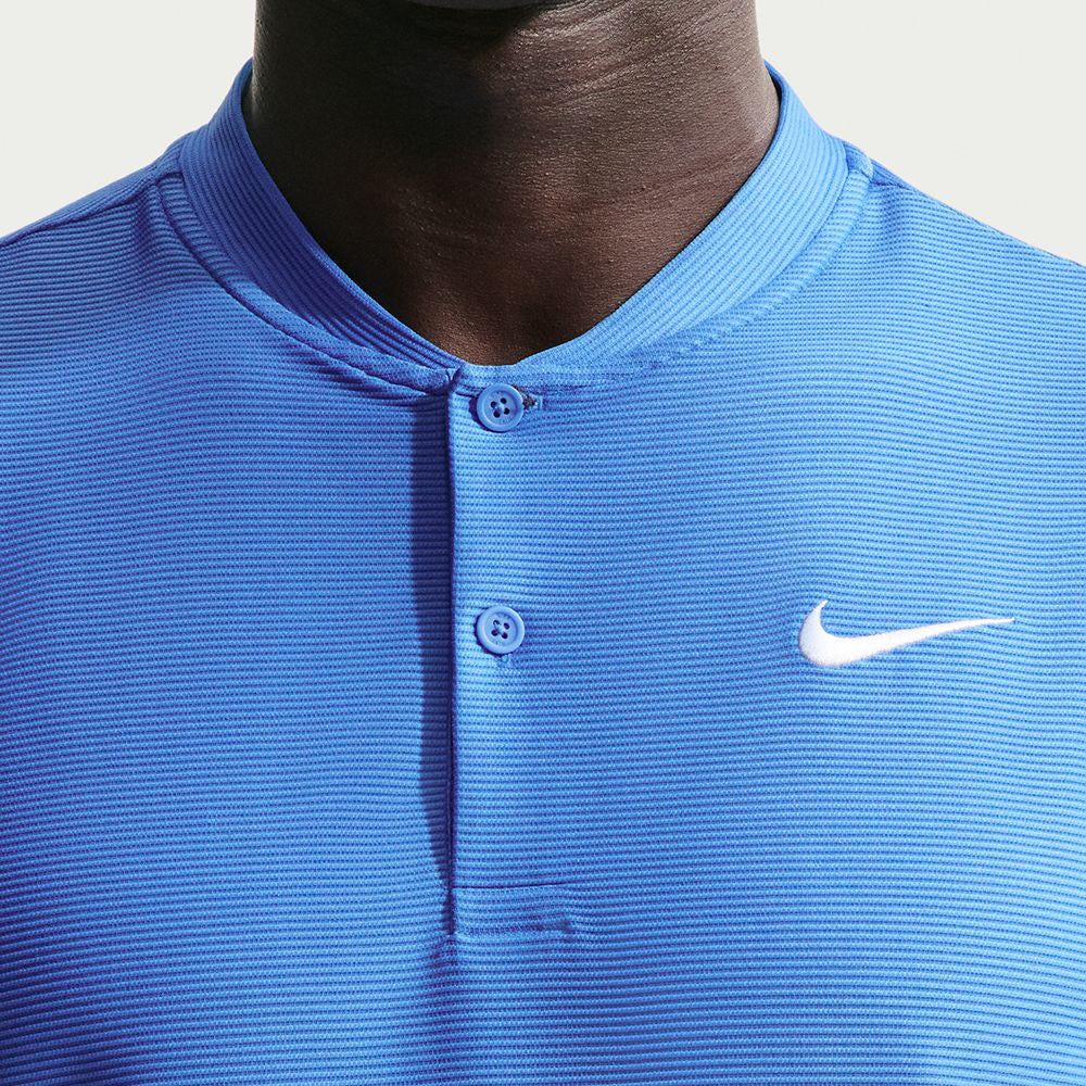 Nike Golf Shirt - NK DF Velocity Blade Polo - Pacific Blue SU26