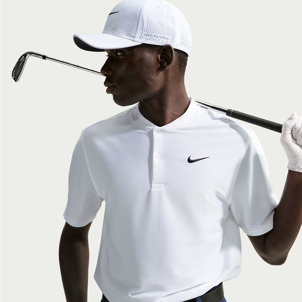 Nike Golf Shirt - NK DF Velocity Blade Polo - White SP26