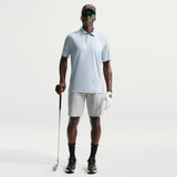 Nike Golf Shirt - NK DF Velocity Micro Floral Polo - Wolf Grey SU26