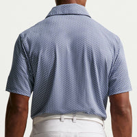Nike Golf Shirt - NK DF Velocity Micro Print Polo - College Navy SU26