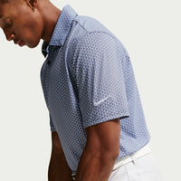 Nike Golf Shirt - NK DF Velocity Micro Print Polo - College Navy SU26