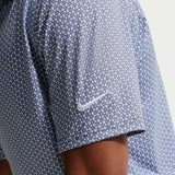 Nike Golf Shirt - NK DF Velocity Micro Print Polo - College Navy SU26