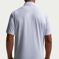 Nike Golf Shirt - NK DF Velocity Micro Print Polo - Wolf Grey SU26