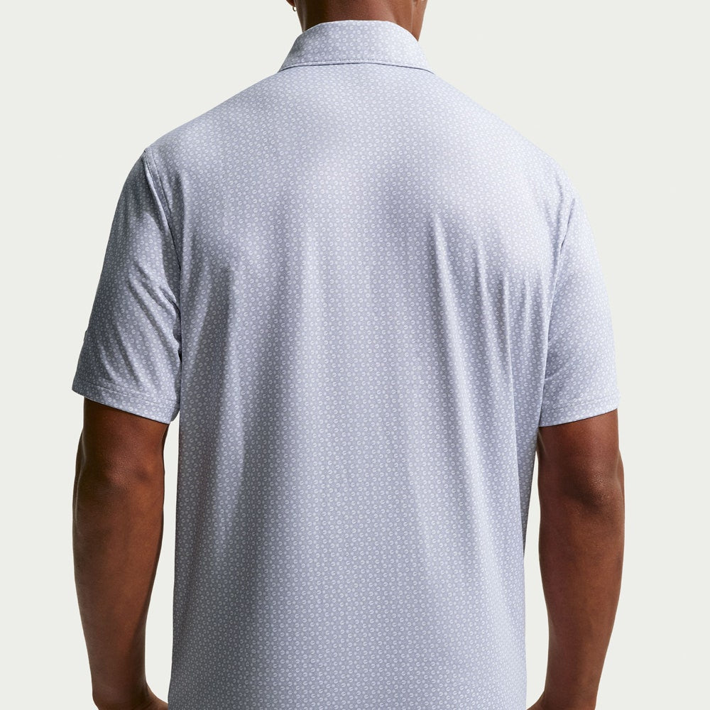 Nike Golf Shirt - NK DF Velocity Micro Print Polo - Wolf Grey SU26