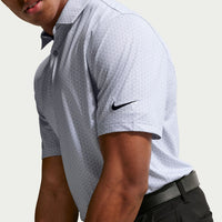 Nike Golf Shirt - NK DF Velocity Micro Print Polo - Wolf Grey SU26