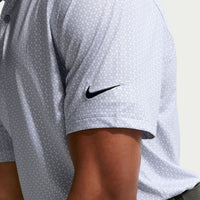 Nike Golf Shirt - NK DF Velocity Micro Print Polo - Wolf Grey SU26