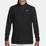 Nike Golf Shirt - NK DF Velocity Solid LS Polo - Black SU26