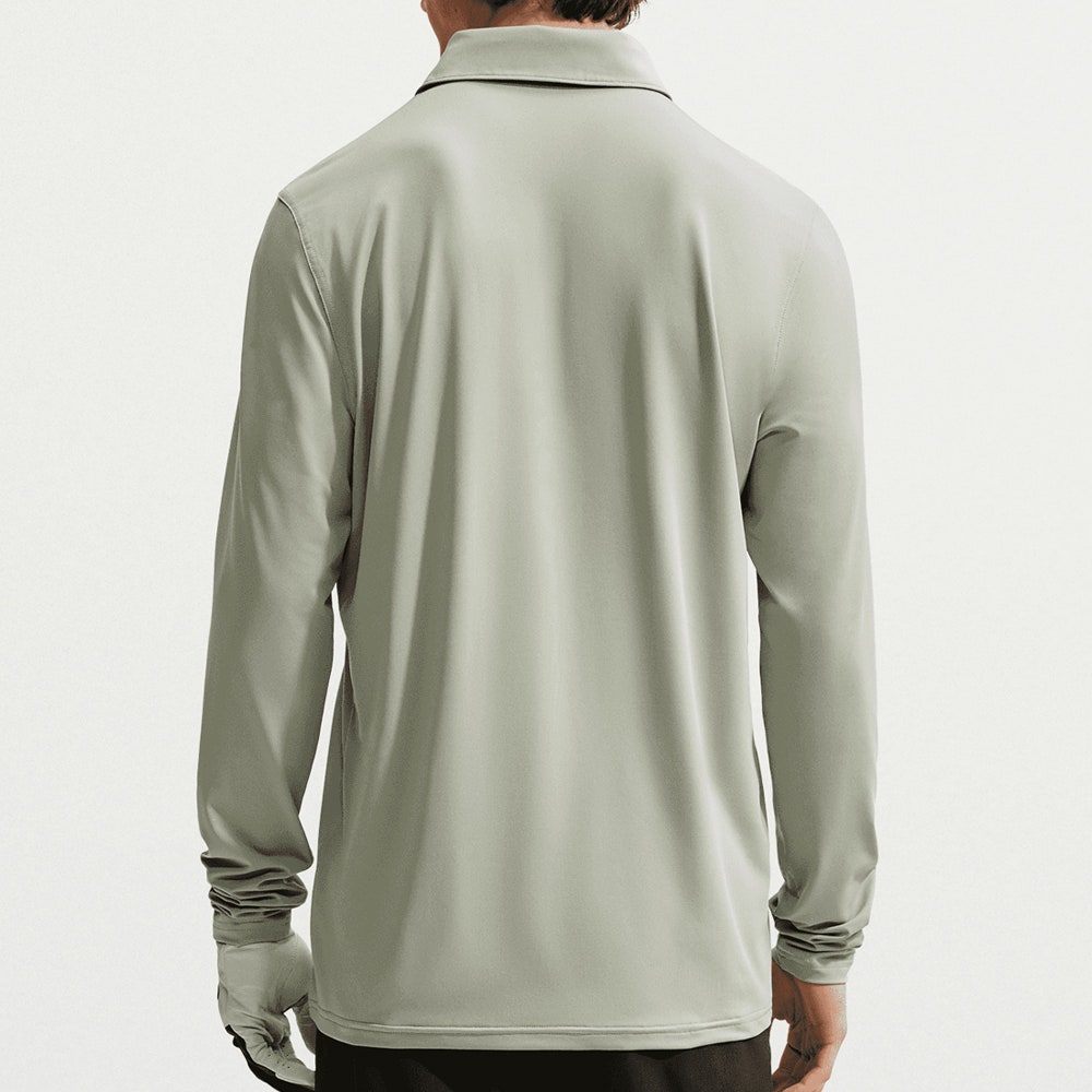Nike Golf Shirt - NK DF Velocity Solid LS Polo - Jade Horizon FA26