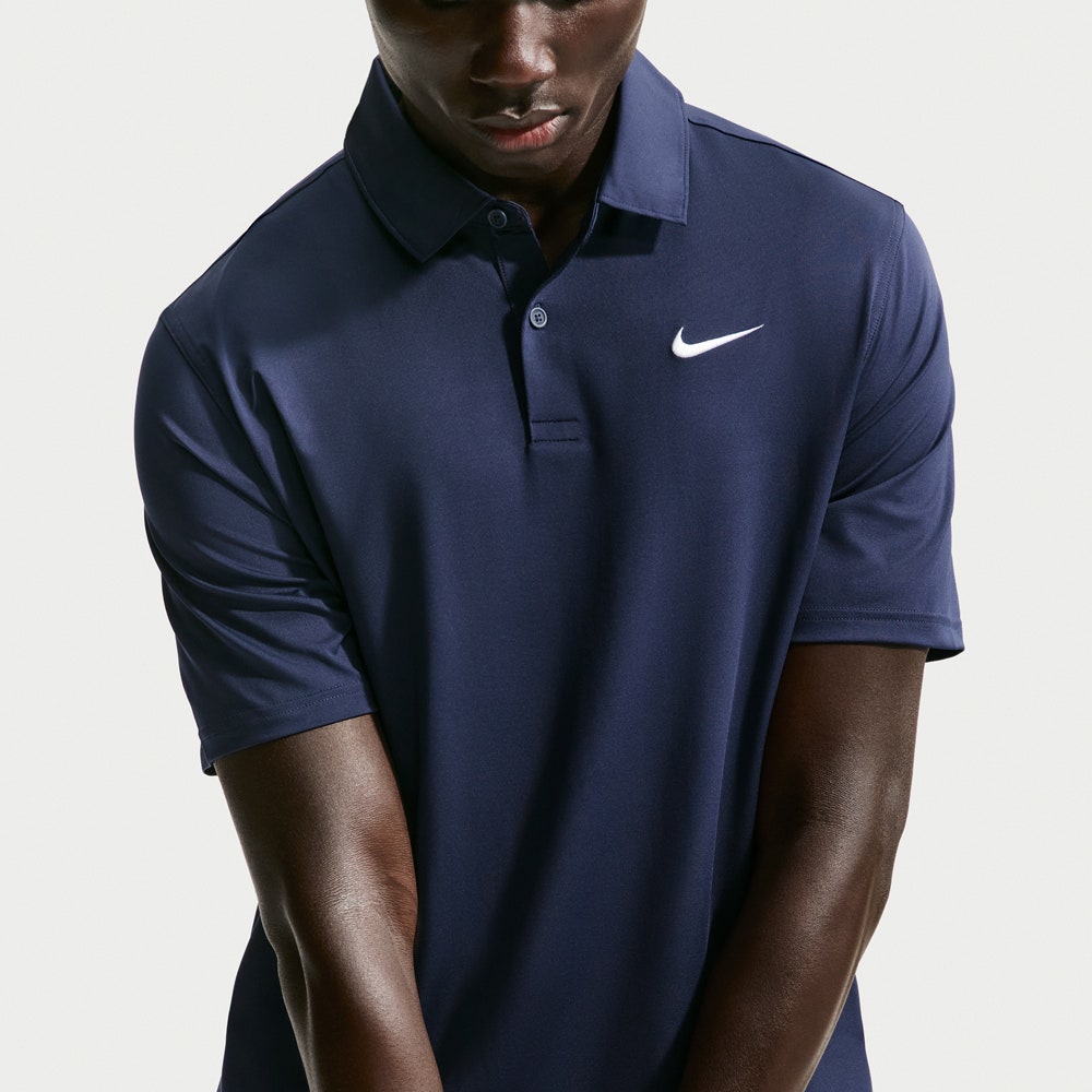 Nike Golf Shirt - NK DF Velocity Solid Polo - College Navy SP26