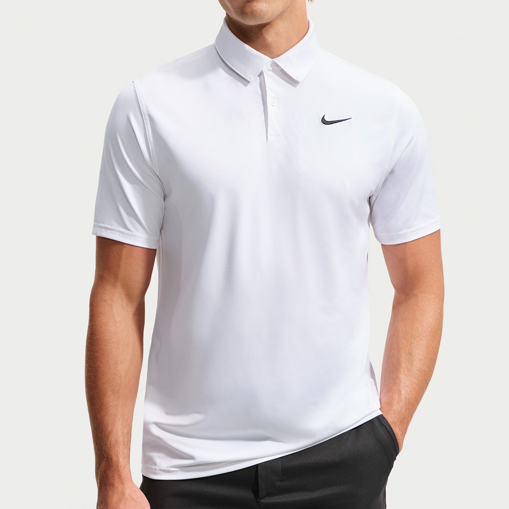 Nike Golf Shirt - NK DF Velocity Solid Polo - White SP26