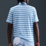 Nike Golf Shirt - NK DF Velocity Stripe Polo - Work Blue SU26