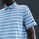 Nike Golf Shirt - NK DF Velocity Stripe Polo - Work Blue SU26