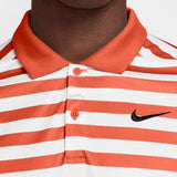 Nike Golf Shirt - NK DF Victory+ Block Stripe Polo - Cosmic Clay SP25