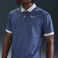 Nike Golf Shirt - NK DF Victory+ Stripe Polo - Comet Blue FA25