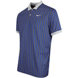 Nike Golf Shirt - NK DF Victory+ Stripe Polo - Comet Blue FA25