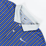 Nike Golf Shirt - NK DF Victory+ Stripe Polo - Comet Blue FA25