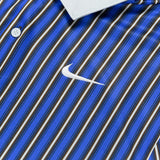 Nike Golf Shirt - NK DF Victory+ Stripe Polo - Comet Blue FA25