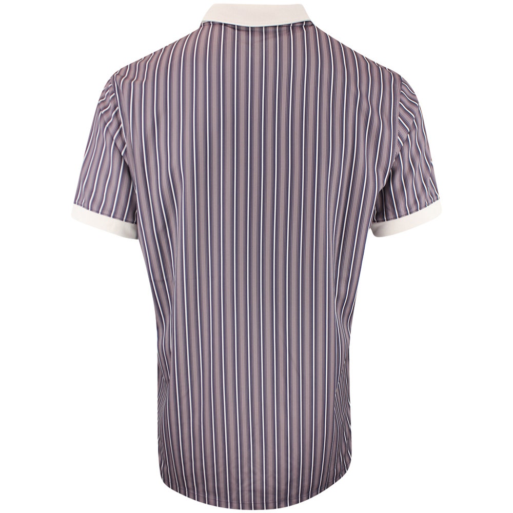 Nike Golf Shirt - NK DF Victory+ Stripe Polo - Taupe Grey FA25