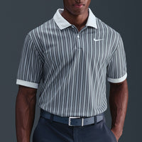 Nike Golf Shirt - NK DF Victory+ Stripe Polo - Wolf Grey HO25