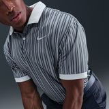 Nike Golf Shirt - NK DF Victory+ Stripe Polo - Wolf Grey HO25