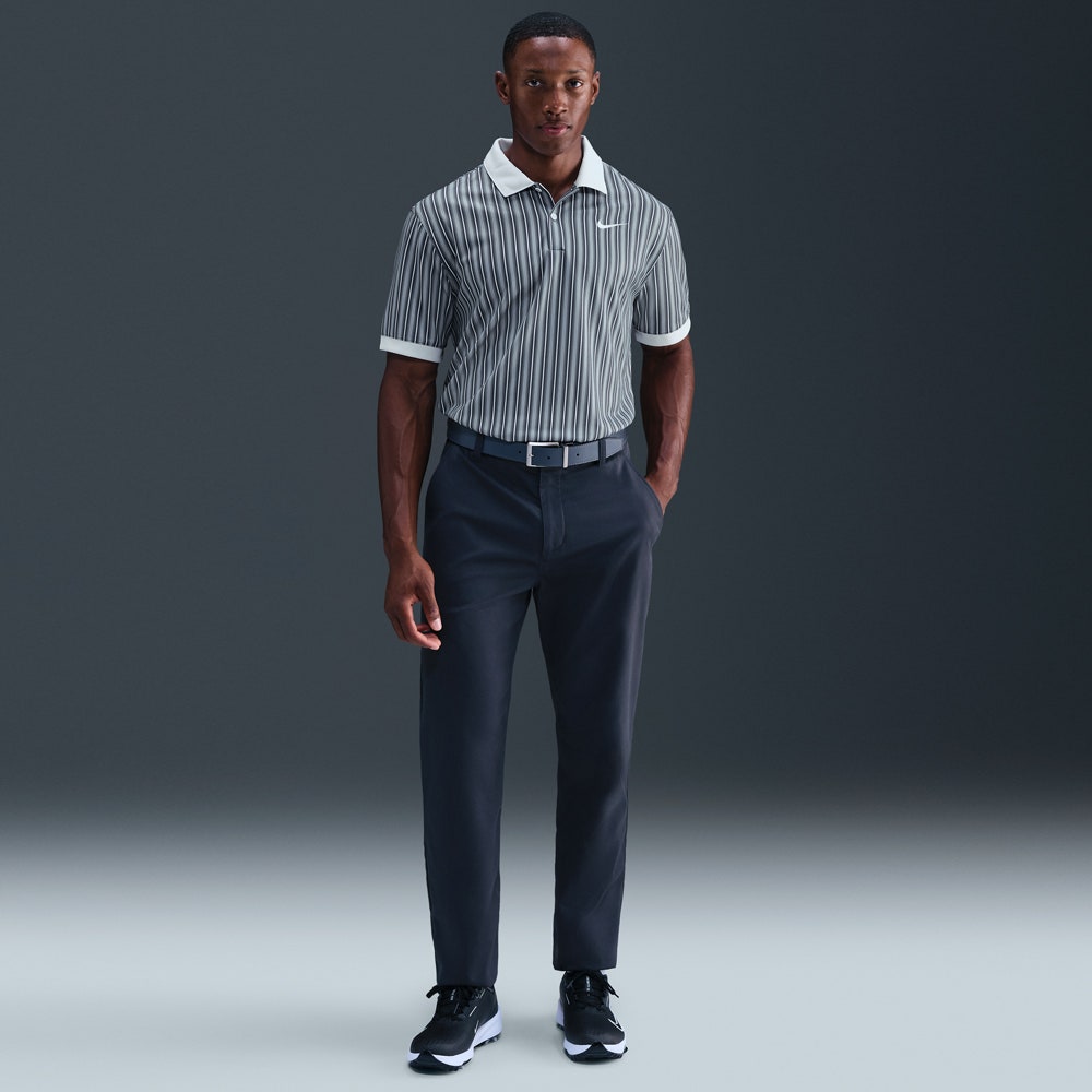 Nike Golf Shirt - NK DF Victory+ Stripe Polo - Wolf Grey HO25