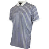 Nike Golf Shirt - NK DF Victory+ Stripe Polo - Wolf Grey HO25