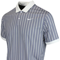 Nike Golf Shirt - NK DF Victory+ Stripe Polo - Wolf Grey HO25