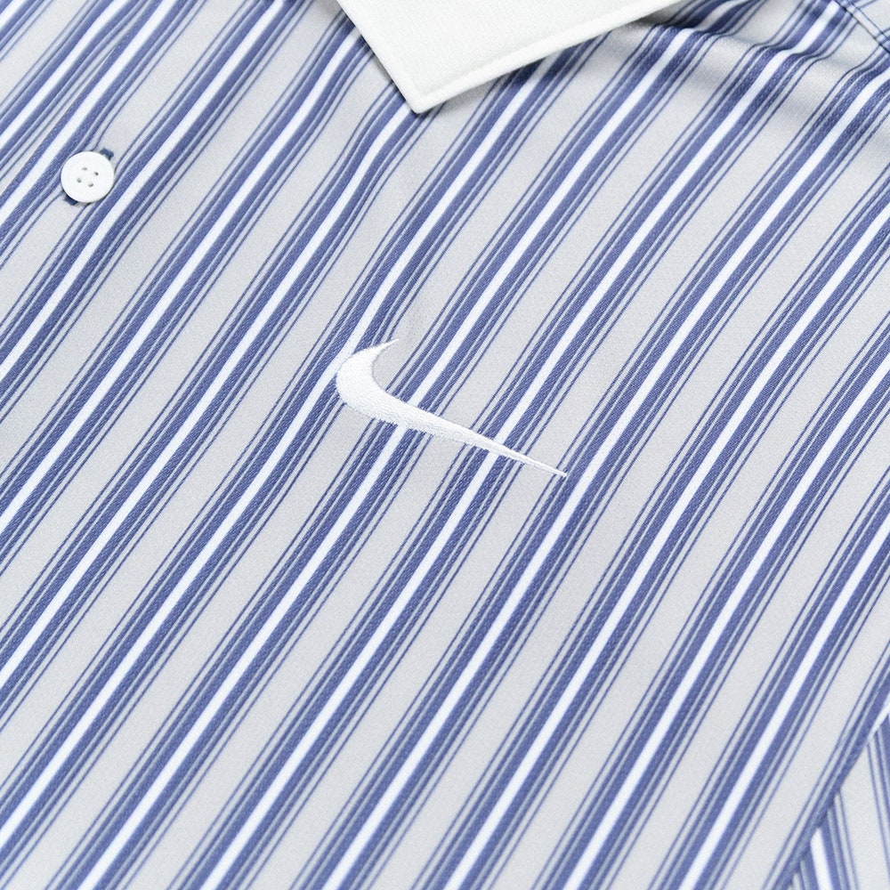 Nike Golf Shirt - NK DF Victory+ Stripe Polo - Wolf Grey HO25