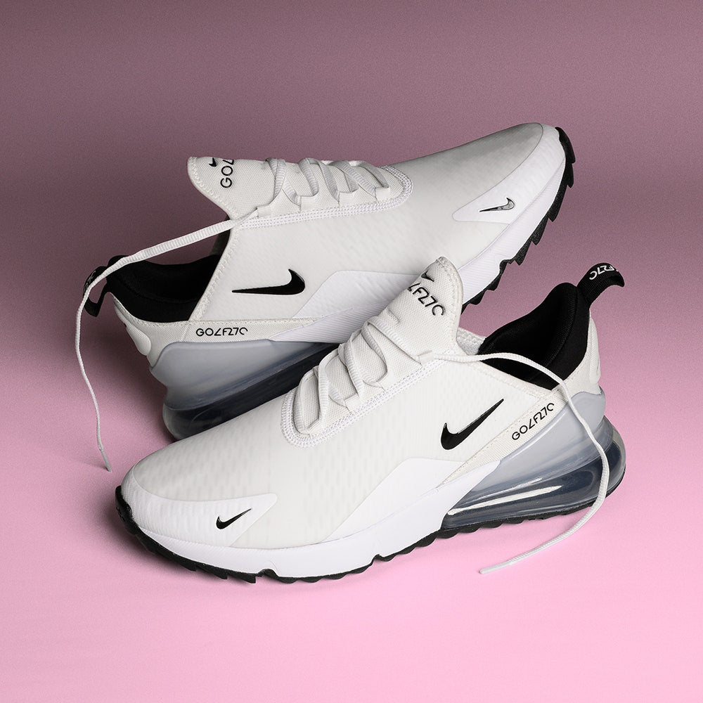 Nike Golf Shoes - Air Max 270 G - White - Platinum SP26