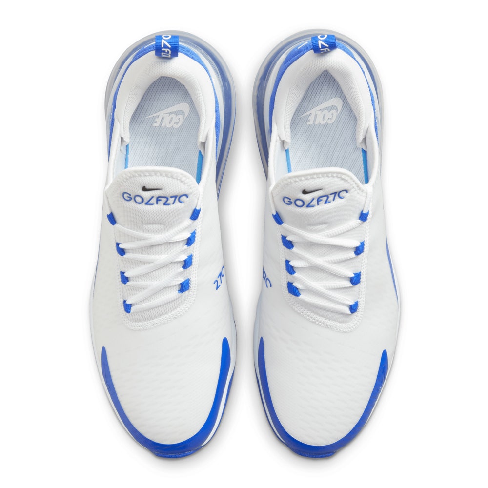Nike Golf Shoes - Air Max 270 G - White - Racer Blue SP26