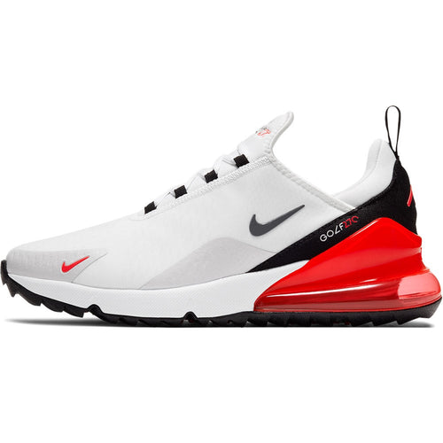 Nike Golf Shoes - Air Max 270 G - White - Red SP26