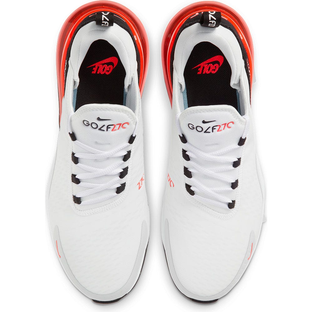 Nike Golf Shoes - Air Max 270 G - White - Red SP26