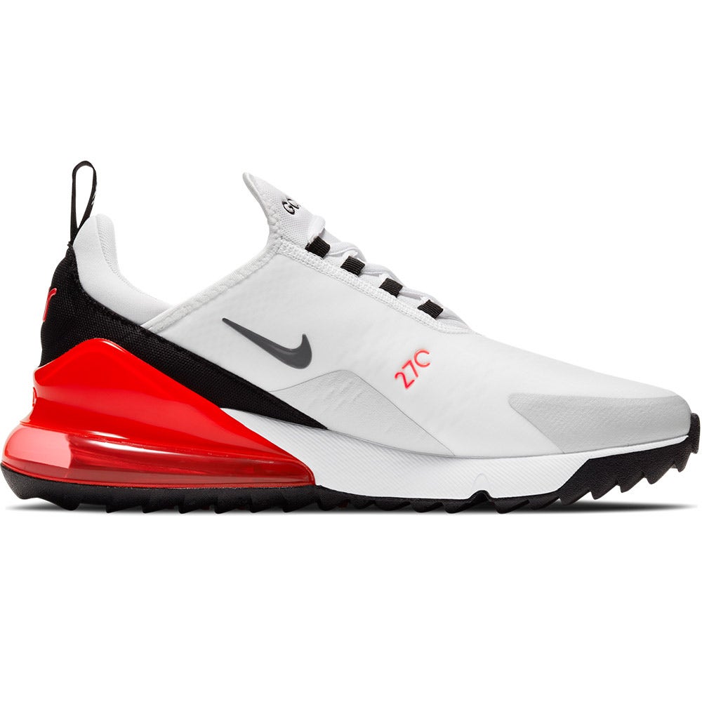 Nike Golf Shoes - Air Max 270 G - White - Red SP26