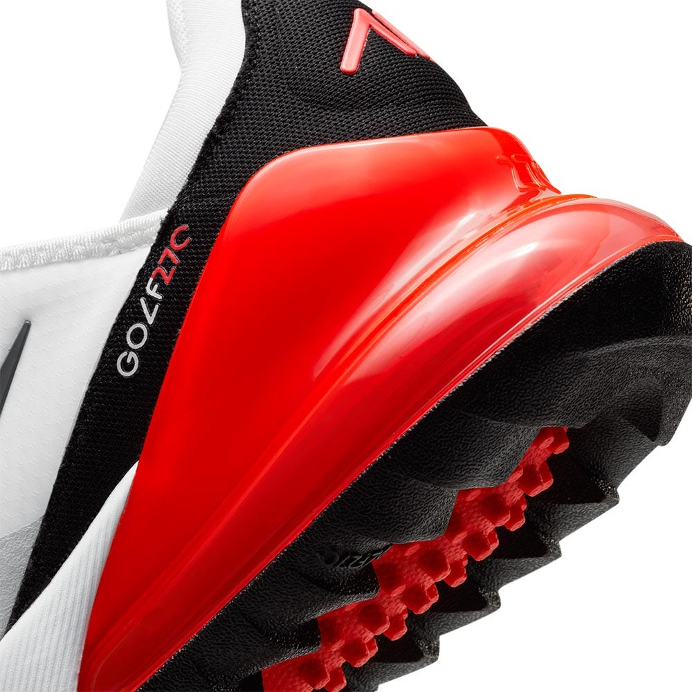 Nike Golf Shoes - Air Max 270 G - White - Red SP26