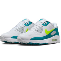 Nike Golf Shoes - Air Max 90 G - White - Bright Spruce SP26