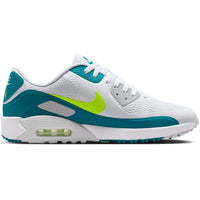 Nike Golf Shoes - Air Max 90 G - White - Bright Spruce SP26